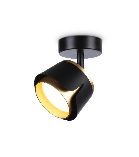 Светильник Ambrella light TN71227 BK/GD черный/золото GX53 D100*147