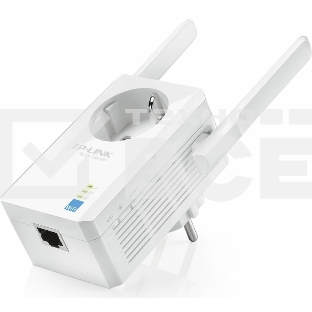 Сетевой адаптер TP-Link SOHO  TL-WA860RE 300Mbps Wireless N Wall Plugged Range Extender with AC Passthrough, QCA(Atheros), 2T2R, 2.4GHz, 802.11b/g/n, 1 10/100Mbps LAN port, Range Extender button, Range Extender mode, suppo поставляется без кабеля RJ-45