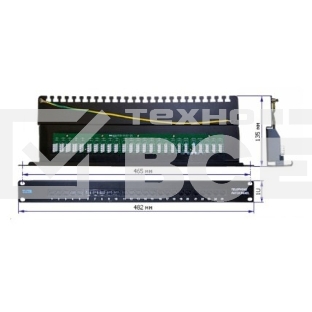 Патч-панель Lanmaster TWT-PP25TEL45 19