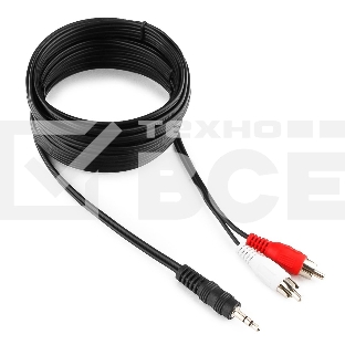 Кабель аудио Gembird Jack3.5 / 2xRCA, 5.0м