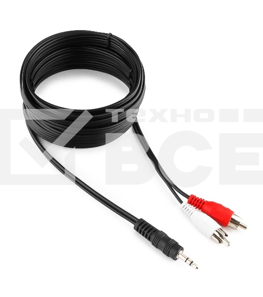 Кабель аудио Gembird Jack3.5 / 2xRCA, 5.0м