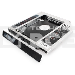 Контейнер для HDD Gembird MF-95-02 Низкопрофильный адаптер для 2.5-дюймового накопителя в отсек 5.25 дюйма, 12 мм, фото5