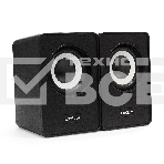 Акустическая система 2.0 ExeGate EX287054RUS Disco 120 (питание USB, 2х3Вт (6Вт RMS), 100-20000Гц, черный), фото 1