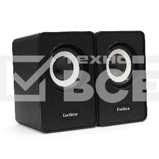 Акустическая система 2.0 ExeGate EX287054RUS Disco 120 (питание USB, 2х3Вт (6Вт RMS), 100-20000Гц, черный)