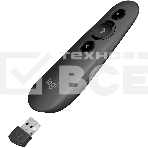 Презентер Logitech R500s Graphite черный, Bluetooth + 2.4 GHz, USB-ресивер , 3 программируемых кнопки, лазерная указка, фото10