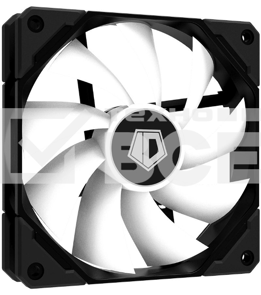 Вентилятор для корпуса ID-Cooling TF-12025-ARGb черный, 120 мм, 1500 об/мин, 30.5 дБ, 4 pin