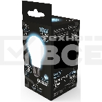 Лампа светодиодная Gauss 10Вт цок.:E27 шар 220B 4100K св.свеч.бел.нейт. A60 (упак.:10шт) (102202210), фото5
