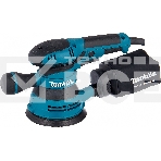 Эксцентриковая шлифовальная машина Makita BO5040 ЭШМ,300Вт,ф125мм,12000об\м,ампл-2.8мм,1.4кг,кор,п\сборник,доп.рукоятка, фото2