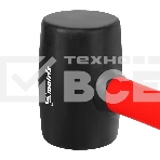 Киянка MATRIX резиновая, 450 г, черная резина, фибергласовая рукоятка 11185, фото3