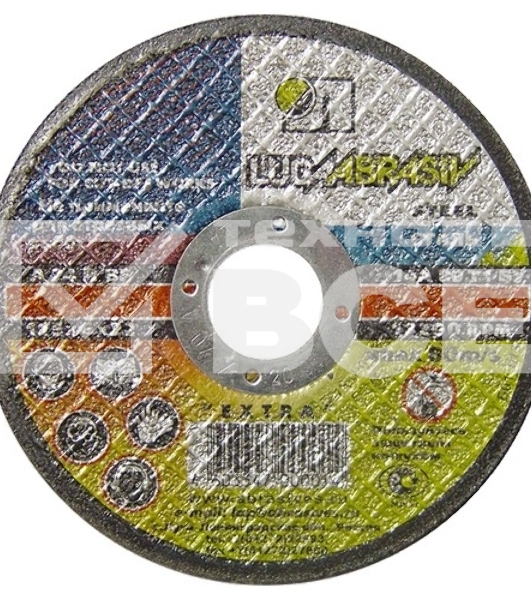 Круг шлифовальный по металлу, 125 х 6,0 х 22,2 мм, (Луга) Россия