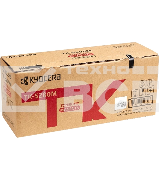 Картридж лазерный Kyocera TK-5280M (1T02TWBNL0) пурпурный для M6235cidn/M6635cidn/P6235cdn 11000 стр
