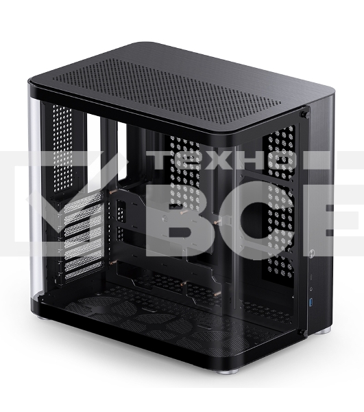 Компьютерный корпус JONSBO TK-2 Black ATX без БП, mini-ITX, micro-ATX, ATX, черный