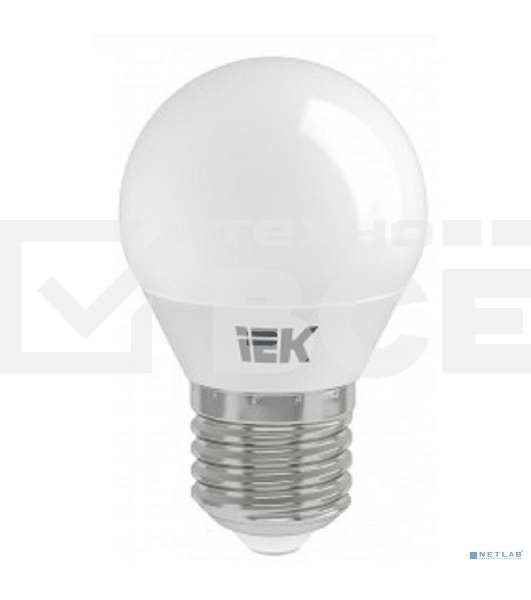 Лампа Iek LLE-G45-9-230-30-E27 светодиодная ECO G45 шар 9Вт 230В 3000К E27