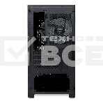 Компьютерный корпус без блока питания HSPD M320, Mesh Mini-tower, черный, slide TG, 0.45 SPCC, 2x140мм ARGb+1x120мм ARGb mATX, mITX 160/340/184мм 2x2.5