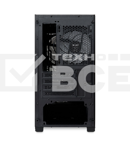 Компьютерный корпус без блока питания HSPD M320, Mesh Mini-tower, черный, slide TG, 0.45 SPCC, 2x140мм ARGb+1x120мм ARGb mATX, mITX 160/340/184мм 2x2.5