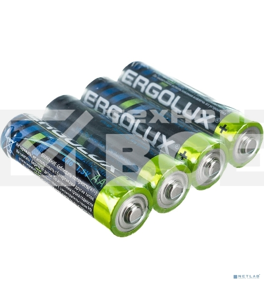 Батарея Ergolux Alkaline LR6 SR4 AA 2800mAh (4шт) спайка