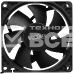 Кулер для ПК PCCooler DN 80 3IN 1 (8080x25mm, 3-pin/Molex, 18.21CFM, 18dBA, 1400RPM, Black, 3pcs), фото 1