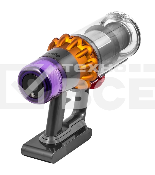 Пылесос вертикальный Dyson V15 Detect Absolute (SV47) желтый/никель, питание от аккумулятора, 220 Вт, уборка сухая, пылесборник 0.76 л, работа от АКБ max - 60 мин