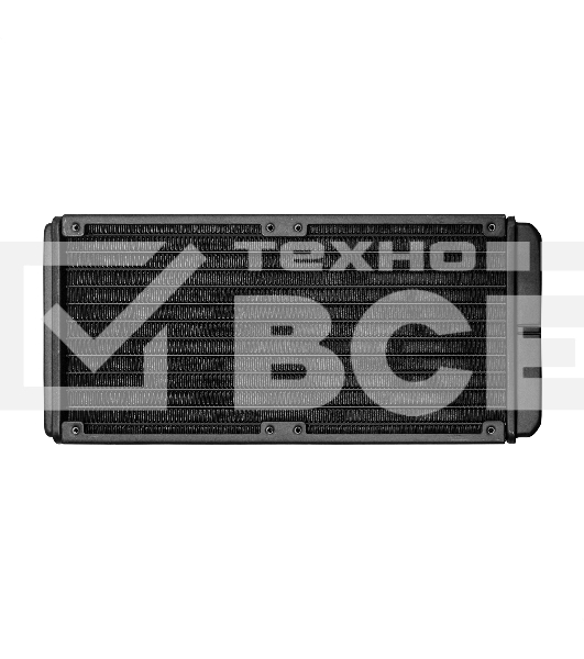 Система водяного охлаждения ExeGate BlackWater-240V3.PWM.ARGB черный, 120 мм, алюминий/медь, 1800 об/мин, 37 дБ, 4 pin, 150 Вт