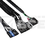 Компьютерный корпус Minitower ExeGate BAA-105-01-UNS400 (mATX, БП UNS400 с вент. 12см, 2*USB, аудио, черный), фото5