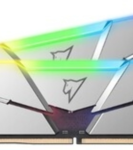 Оперативная память NETAC, DDR5, 32GB (2x16GB), 7200MHz, CL34, DIMM, с радиаторами, RGB, серебристый