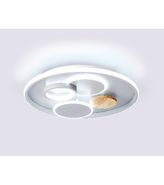 Светильник Ambrella light FL4803 GR серый 3000K-6400K 70W D500*95 (ПДУ ИК)