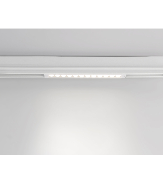 Светильник светодиодный трековый для шинопровода Magnetic Ambrella light GL1715 WH белый IP20 12W 4200K 220V 24° 232*25*42 (Без ПДУ)