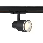 Трековый однофазный светильник Ambrella light GL5206 BK черный GU10 max 12W, фото 1