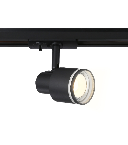 Трековый однофазный светильник Ambrella light GL5206 BK черный GU10 max 12W