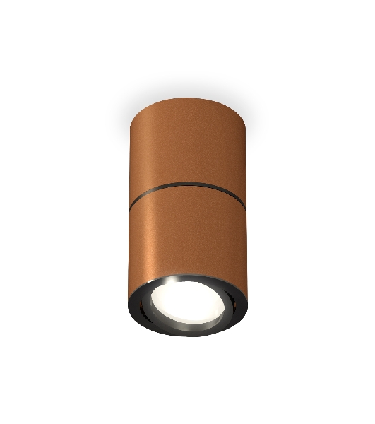 Светильник Ambrella Light XS7404040 SCF/PBK кофе песок/черный полированное MR16 GU5.3 (C7404, A2071, C7404, N7002)