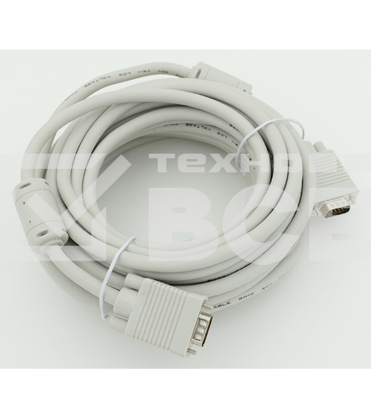 Кабель монитор - SVGA card (15M-15M) 2 filters 10m