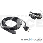 Кабель компьютер-розетка 220V (EURO) <VDE> 3G0,75mm2 VCOM {CE021-CU} 3 метра, фото5