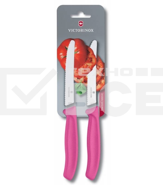 Набор ножей кухон. Victorinox Swiss Classic (6.7836.L115B) компл.:2шт розовый блистер
