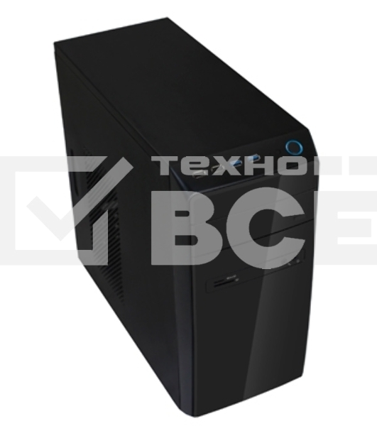 Компьютерный корпус InWin POWERMAN ES726BK USB 3.0 (Mini Tower, mATX, 450W PM-450ATX, USBx2, USB 3.0x2 + Audio, черный) <6120259>