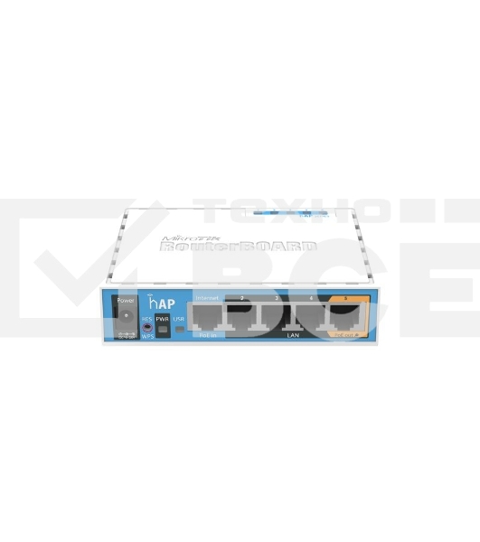 Точка доступа Mikrotik hAP RB951Ui-2nD RouterBOARD hAP