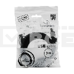 Кабель Gembird CCF-USB2-AMBM-10 USB 2.0 кабель PRO для соед. 3.0м AM/BM позол.конт., фер.кол., пакет, фото6