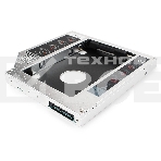 Контейнер для HDD Gembird MF-95-02 Низкопрофильный адаптер для 2.5-дюймового накопителя в отсек 5.25 дюйма, 12 мм, фото6
