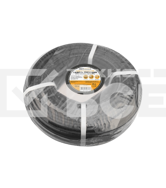 Кабель греющий саморегулирующийся экранированный SRF24-2CR/SRL24-2CR (24 Вт/1 м), 50 м PROconnect