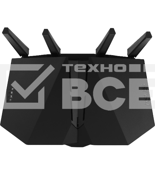 Роутер ASUS RT-AX82U роутер 802.11b/g/n/ac/ax, до 574 + 4804Мбит/c, 2,4 + 5 гГц, 4 антенны, USB, GBT LAN ; 90IG05G0-MO3R10