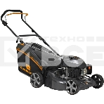 Газонокосилка CARVER LMG-2646HM  бенз. 2.6кВт шир.46см колеса 7''/8'' травосб.65л мульчиров., фото 1
