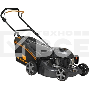 Газонокосилка CARVER LMG-2646HM  бенз. 2.6кВт шир.46см колеса 7''/8'' травосб.65л мульчиров.