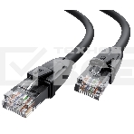Патч-корд GCR прямой 10.0m UTP кат.6, черный, 24 AWG, литой без фиксатора, ethernet high speed 1 Гбит/с, RJ45, T568B, GCR-52536, фото4