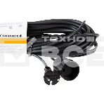 Удлинитель-шнур PROconnect ПВС 2х0.75, 20 м, б/з, 6 А, 1300 Вт, IP20, черный (Сделано в России), фото2