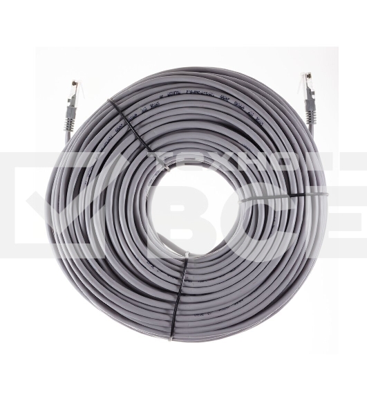 Патчкорд литой 'Telecom' UTP кат.5e 50,0м серый
