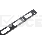 Вертикальный кабельный органайзер ЦМО для стойки внешний с окнами, ширина 95мм 42U, черный (ВКО-СТК-42-9005), фото2