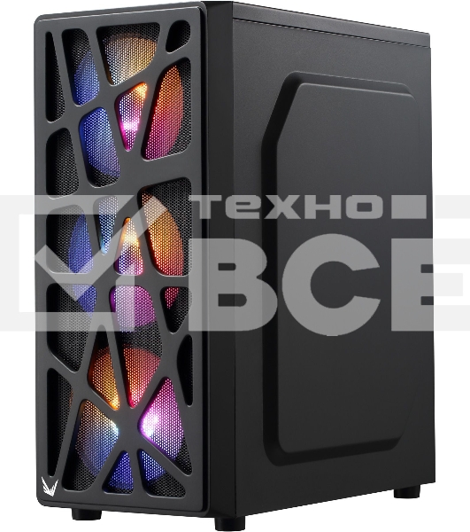 Компьютерный корпус Aerocool / Formula MANA черный без БП ATX 6x120mm 2xUSB2.0 1xUSB3.0 audio bott PSU