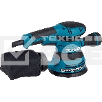 Эксцентриковая шлифовальная машина Makita BO5040 ЭШМ,300Вт,ф125мм,12000об\м,ампл-2.8мм,1.4кг,кор,п\сборник,доп.рукоятка, фото3