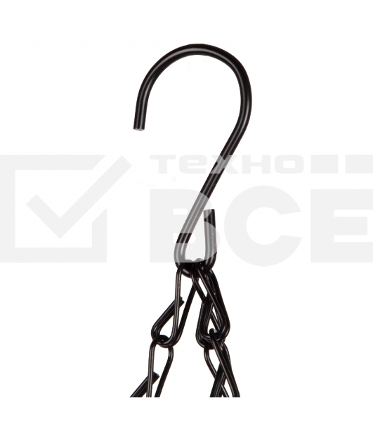 Кашпо подвесное с декором Palisad с кокосовой корзиной, диаметр 25 см