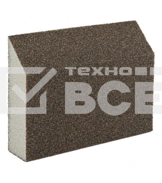 Губка для шлифования, 120 х 90 х 25 мм, трапеция, мягкая, P 80 Matrix