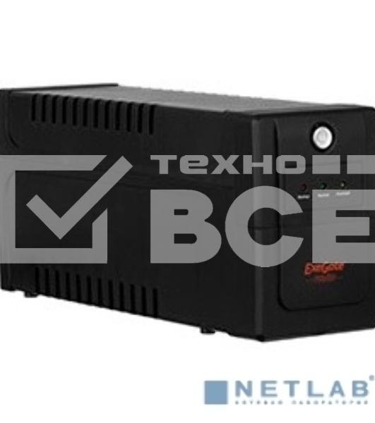 Источник бесперебойного питания ExeGate EP285542RUS Power Back BNB-650.LED.AVR.C13.RJ.USB <650VA/360W, LED, AVR,4*IEC-C13, RJ45/11, USB, Black>